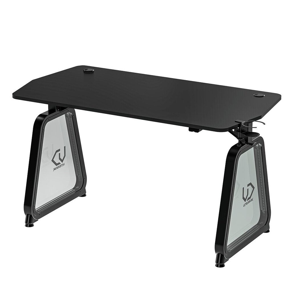 Ultradesk Booster spēļu galds ar LED RGB Prismatic apgaismojumu cena un informācija | Datorgaldi, rakstāmgaldi, biroja galdi | 220.lv