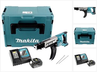 Аккумуляторный шуруповерт Makita DFR 750 RT1J цена и информация | Шуруповерты, дрели | 220.lv