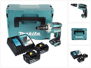 Аккумуляторный шуруповерт Makita DFS 251 RGJ цена и информация | Шуруповерты, дрели | 220.lv