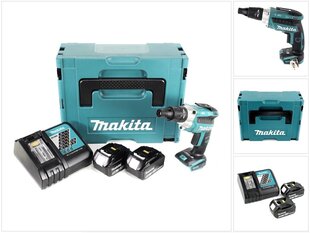 Аккумуляторный шуруповерт Makita DFS 251 RTJ цена и информация | Шуруповерты, дрели | 220.lv