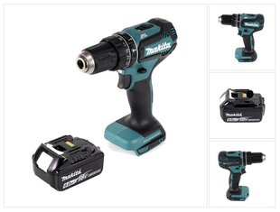 Аккумуляторная ударная дрель Makita DHP 485 G1 цена и информация | Шуруповерты, дрели | 220.lv