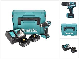 Аккумуляторная ударная дрель Makita DHP 487 RGJ цена и информация | Шуруповерты, дрели | 220.lv