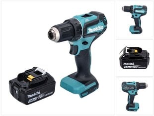 Аккумуляторная дрель Makita DDF 485 T1 цена и информация | Шуруповерты, дрели | 220.lv