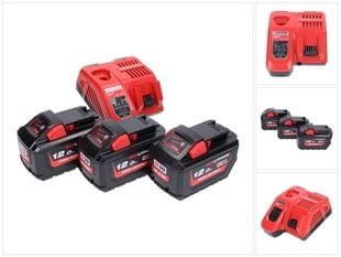 Комплект аккумуляторов Milwaukee M18 NRG-1203 цена и информация | Шуруповерты, дрели | 220.lv