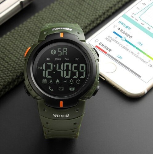 Skmei Green 1301 cena un informācija | Viedpulksteņi (smartwatch) | 220.lv