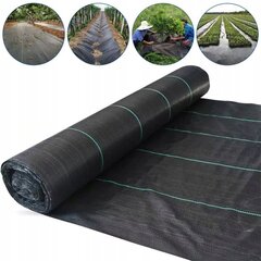 Agrotekstils 12439898, 100 x 5000 cm, 70 g/m², melns цена и информация | Садовые инструменты | 220.lv