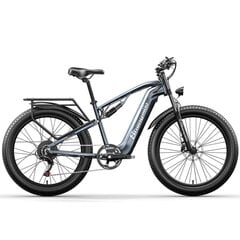 Elektriskais velosipēds Shengmilo MX05, pelēks, 26", 500W, 15Ah цена и информация | Электровелосипеды | 220.lv