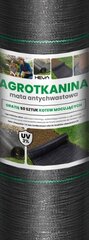 Agrotekstils Heva, 160 x 5000 cm, 90 g/m², melns цена и информация | Ветки | 220.lv