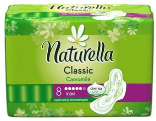 Гигиенические прокладки «Naturella» Classic Camomile Maxi Single, 8 шт цена и информация | Тампоны, гигиенические прокладки для критических дней, ежедневные прокладки | 220.lv