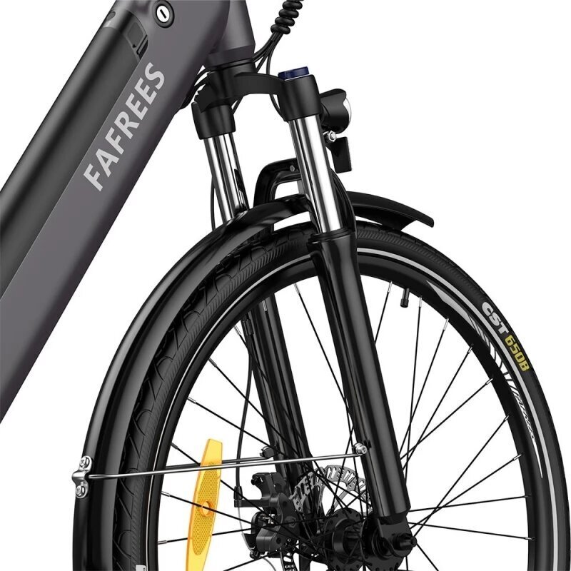 Elektriskais velosipēds FAFREES F28 Pro, 27.5", pelēks, 250W, 14.5Ah cena un informācija | Elektrovelosipēdi | 220.lv