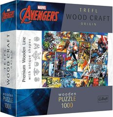 Koka puzle, 1000 elementi, Marvel Comic Universe цена и информация | Пазлы | 220.lv