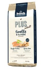 Bosch Petfood Plus HPC+ Forele bez graudiem (viena olbaltumviela) 12,5 kg цена и информация | Сухой корм для собак | 220.lv