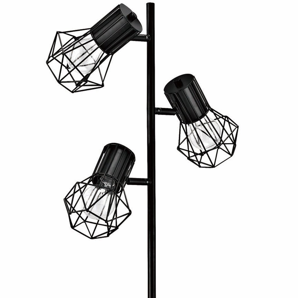 G.LUX grīdas lampa GH-3005 wire black цена и информация | Stāvlampas | 220.lv