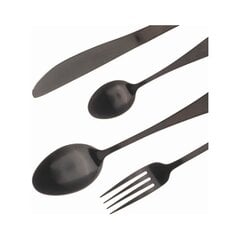 Столовые приборы Bergner Munich Black Matt Нержавеющая сталь (24 pcs) цена и информация | Столовые приборы | 220.lv