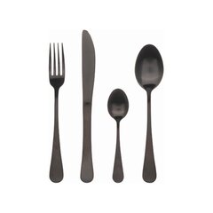 Столовые приборы Bergner Munich Black Matt Нержавеющая сталь (24 pcs) цена и информация | Столовые приборы | 220.lv