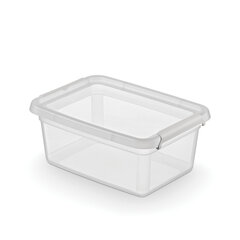 Simplestore kastīte ar vāku, 4,5L, 28x19x13 cm cena un informācija | Veļas grozi un mantu uzglabāšanas kastes | 220.lv