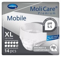 MoliCare Premium 10XL autiņbikses, 14gab цена и информация | Подгузники, прокладки, одноразовые пеленки для взрослых | 220.lv