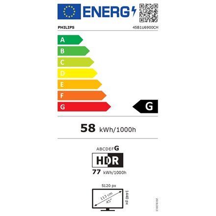 Philips 45B1U6900CH/00 cena un informācija | Monitori | 220.lv