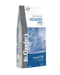 Dr,Clauder's Basic Nature Vollkost Croc, 20kg цена и информация | Сухой корм для собак | 220.lv