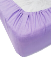Однотонная простынь на резинке Daily Lilac, 160x200 см цена и информация | Простыни | 220.lv