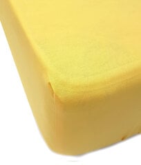 Однотонная простынь на резинке Daily Yellow, 200x200 см цена и информация | Простыни | 220.lv