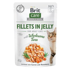 Brit Care Fillets in Jelly с тунцом, 24 x 85 г цена и информация | Консервы для котов | 220.lv