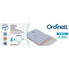 Ordinett Universāli apģērbu plastmasas maisiņi 8 gab. 30x45cm цена и информация | Мешки для одежды, вешалки | 220.lv