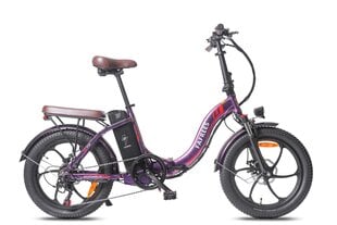 Elektriskais velosipēds FAFREES F20 Pro, 20", violets, 250W, 18Ah cena un informācija | Elektrovelosipēdi | 220.lv