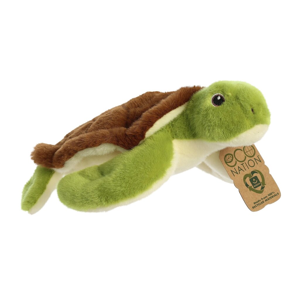 Plīša bruņurupucis Aurora Eco Nation, 27 cm цена и информация | Mīkstās (plīša) rotaļlietas | 220.lv