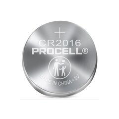 Procell CR2016, baterijas 3V, BL.5 gab. cena un informācija | Baterijas | 220.lv