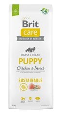 Сухой корм для собак BRIT Care Dog Sustainable Puppy Chicken & Insect, 12 кг цена и информация | Сухой корм для собак | 220.lv