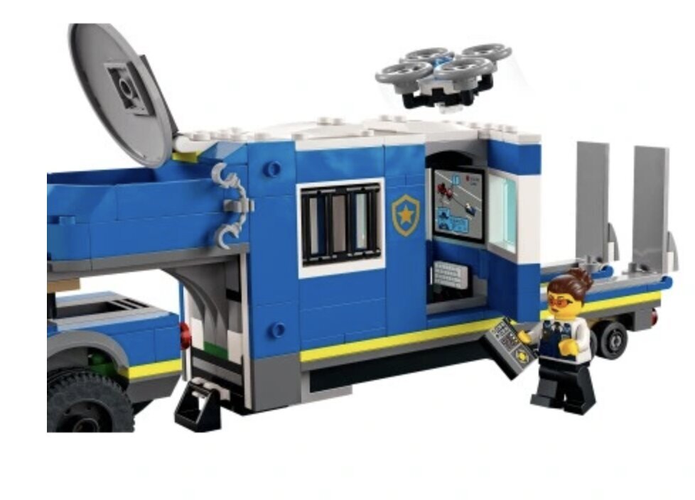 Lego City mobilais policijas vadības centrs цена и информация | Rotaļlietas zēniem | 220.lv