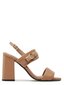 Sandales sievietēm Calvin Klein Jeans 573151811, brūnas cena un informācija | Sieviešu sandales | 220.lv