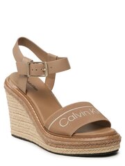 CALVIN KLEIN JEANS Wedge 70Hh - He Safari Canvas 573151825 цена и информация | Женские босоножки | 220.lv