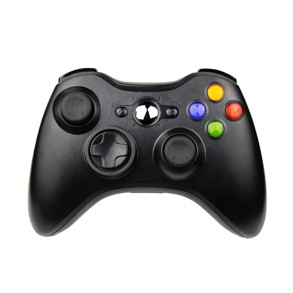 Игровой пульт Беспроводной геймпад, X-360, Gaming Controller Wireless,  белый. цена | 220.lv