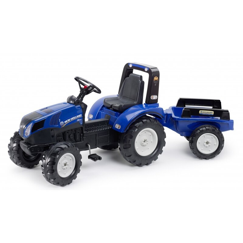 Traktors ar piekabi Falk, zils цена и информация | Rotaļlietas zēniem | 220.lv