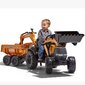 Traktors ar piekabi Falk, oranžs cena un informācija | Rotaļlietas zēniem | 220.lv