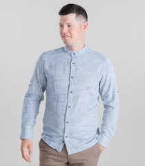 Мужская рубашка Espada 864042 02, тёмно-серая, 864042*02-XL цена и информация | Мужские рубашки | 220.lv