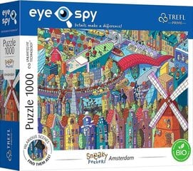 Puzle Eye-Spy Amsterdam, Trefl, 1000 gab cena un informācija | Puzles, 3D puzles | 220.lv