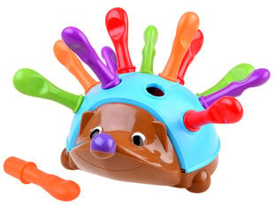 Обучающий ежик с цветными шипами Montessori цена и информация | Развивающие игрушки | 220.lv
