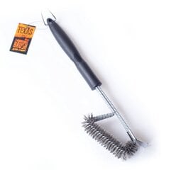 Щетка для чистки гриля Texas Club BRUSH-G3, 44x7 см, серебристый цвет цена и информация | Аксессуары для гриля и барбекю | 220.lv