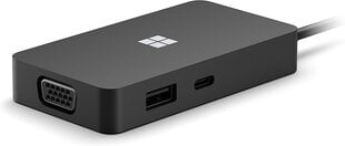 Microsoft USB-C Travel Hub цена и информация | Адаптеры и USB разветвители | 220.lv