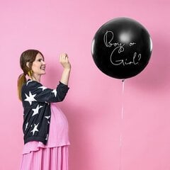 Baby Shower balons, rozā konfeti, d1m cena un informācija | Baloni | 220.lv