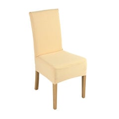 4 daļu krēsla pārvalks no kokvilnas bēšā krāsā цена и информация | Чехлы для мебели | 220.lv