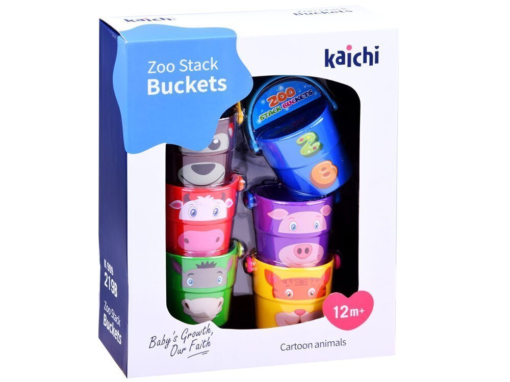 Krāsainu spaiņu komplekts Kaichi cena un informācija | Rotaļlietas zīdaiņiem | 220.lv