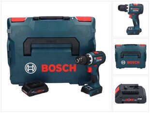 Bosch GSR 18V-90 C profesionāla akumulatora urbjmašīna 18 V 64 Nm + 1x ProCORE akumulators 4,0 Ah + L-Boxx - bez lādētāja cena un informācija | Skrūvgrieži, urbjmašīnas | 220.lv