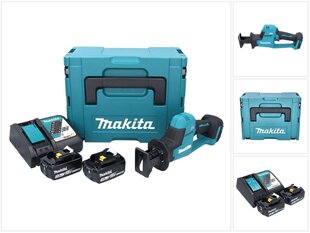 Makita DJR 189 RFJ Akumulatora virzuļzāģis 18 V + 2x akumulatori 3,0 Ah + lādētājs + Makpac цена и информация | Пилы, циркулярные станки | 220.lv