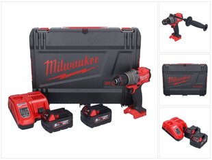 Аккумуляторная ударная дрель Milwaukee M18 FPD3-502X 18 В 158 Нм с аккумулятором и зарядным устройством цена и информация | Шуруповерты, дрели | 220.lv