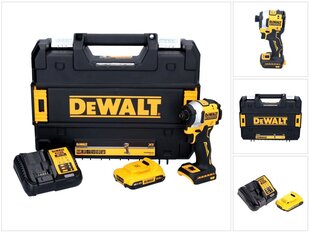 DeWalt DCF 850D1 akumulatora triecienatslēga 18 V 205 Nm 1/4" - 1x akumulators 2,0 Ah + lādētājs + TSTAK cena un informācija | Skrūvgrieži, urbjmašīnas | 220.lv