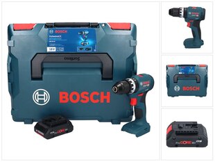 Bosch GSB 18V-45 Akumulatora triecienurbjmašīna 18 V 45 Nm + 1x ProCORE akumulators 4,0 Ah + L-Boxx - bez lādētāja cena un informācija | Skrūvgrieži, urbjmašīnas | 220.lv